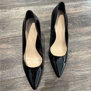 Nine West Glossy Black Heels
